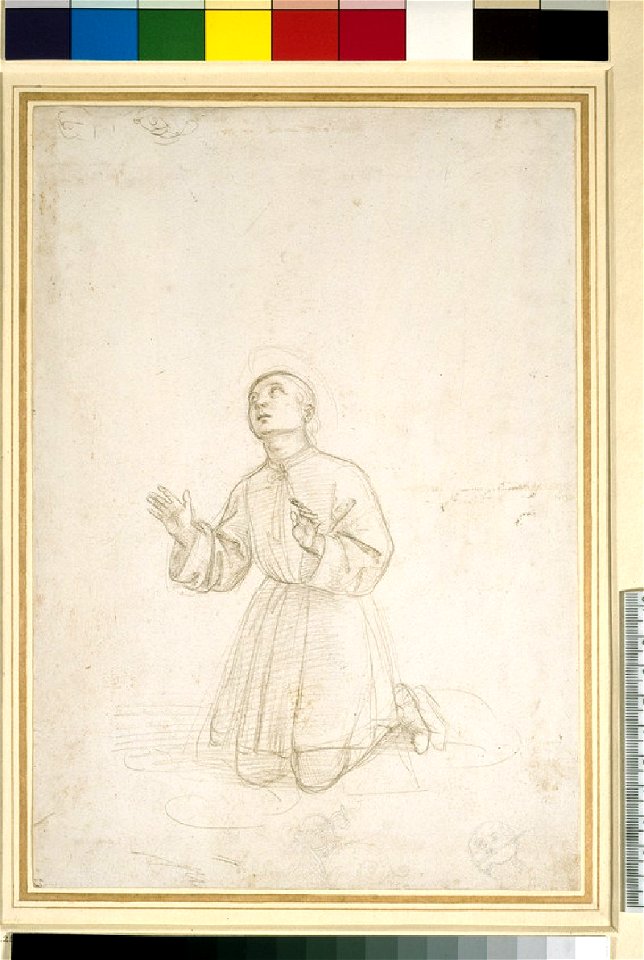 Raphael - Kneeling Figure of a Youth, WA1846.153