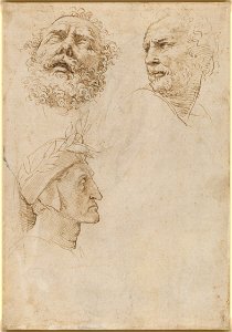 Raphael - Studies for the Parnassus c.1509-10, RCIN 912760