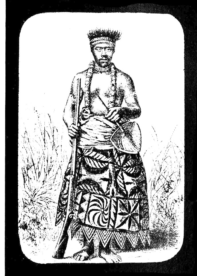 PSM V39 D815 South sea islander in a bark cloth dress