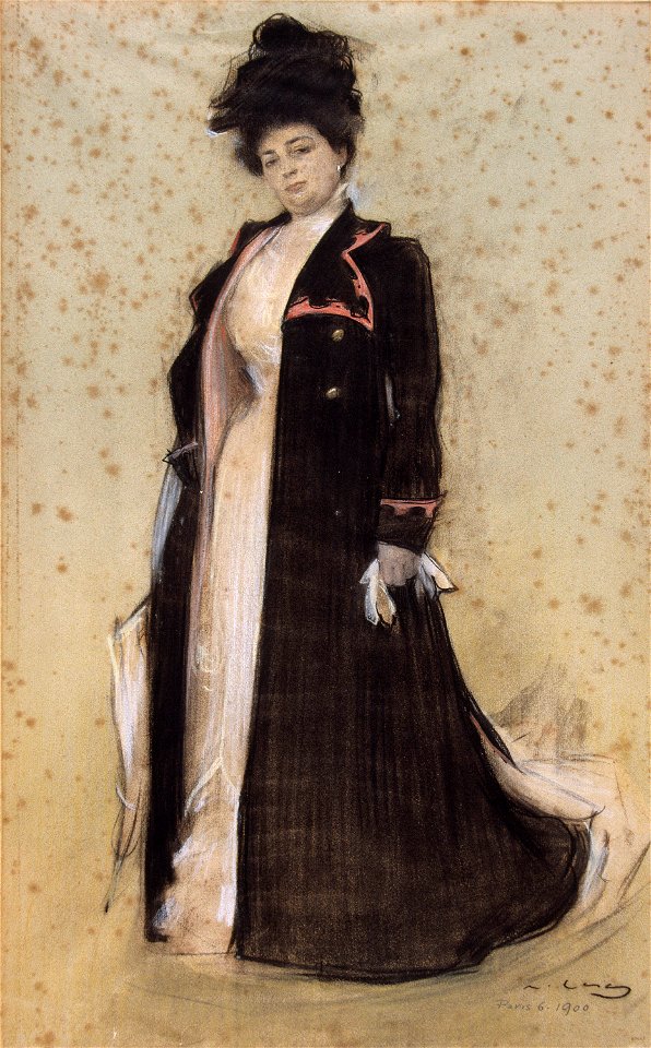 Ramon Casas - MNAC- senyora de Joaquim Cabot- 027643-D 006635