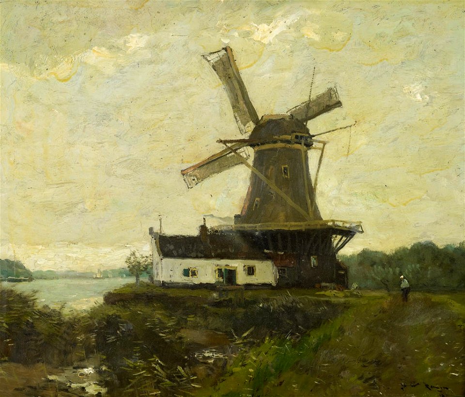 Henry Ward Ranger - The windmill