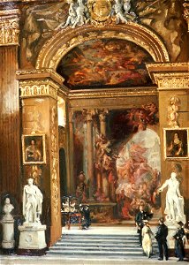 Ranken, William Bruce Ellis; The Interior of the Great Hall, Greenwich. Free illustration for personal and commercial use.