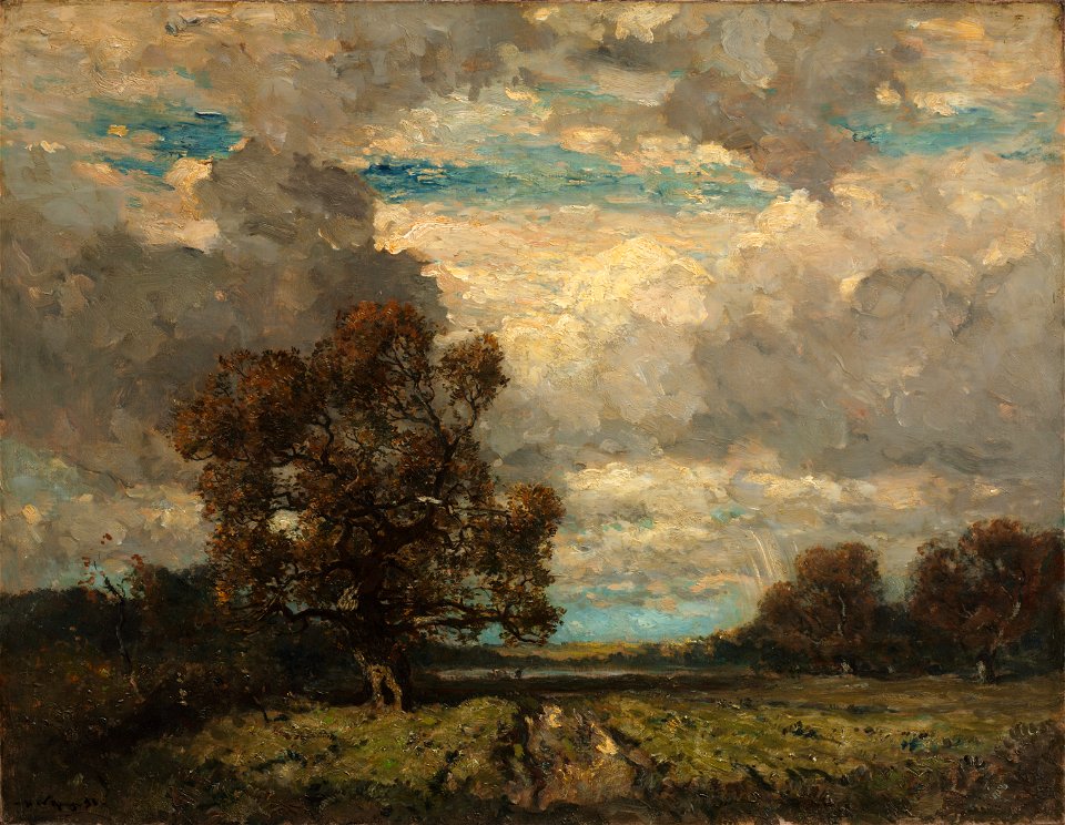 Henry Ward Ranger - The Lone Sentinel - 1942.121 - Cleveland Museum of Art
