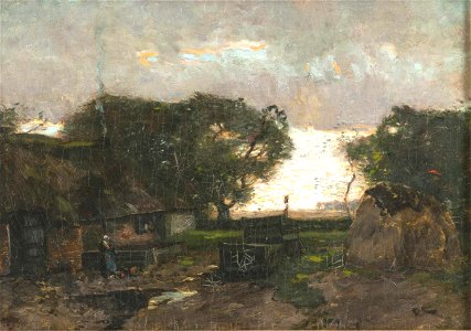 Landscape with Farmyard by Henry Ward Ranger