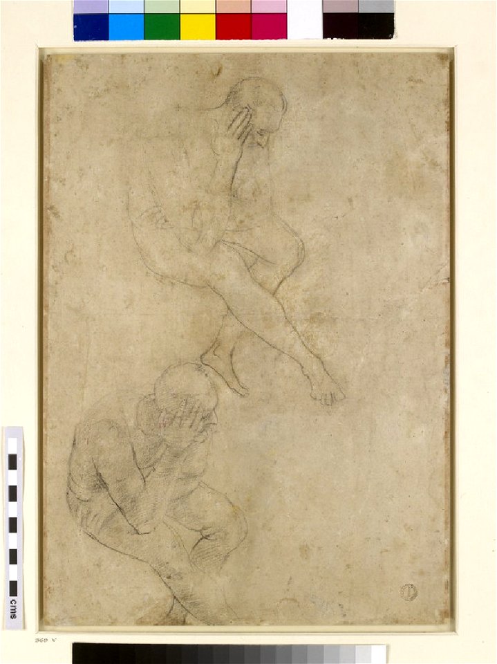 Raphael - Verso Two Studies of an elderly Man, WA1846.210