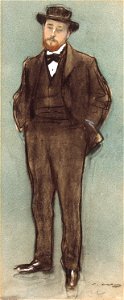 Ramon Casas - MNAC- Josep Codina- 027635-D 006627. Free illustration for personal and commercial use.