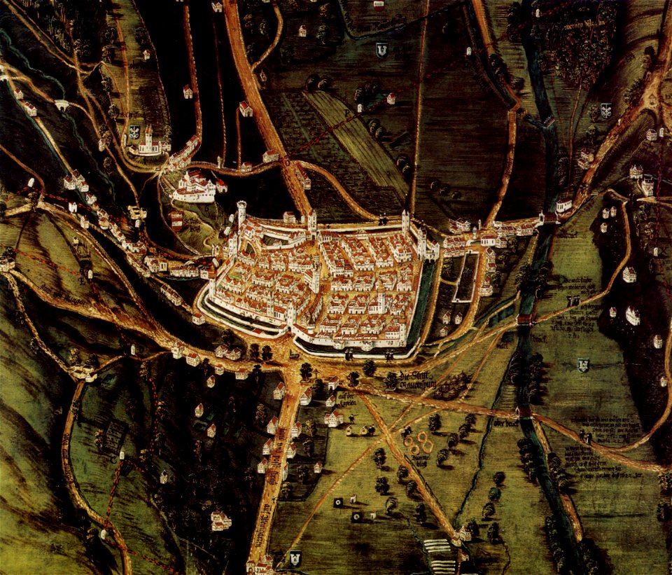 Rauch Prospekt Ravensburg und Weißenau 1622 Detail Ravensburg