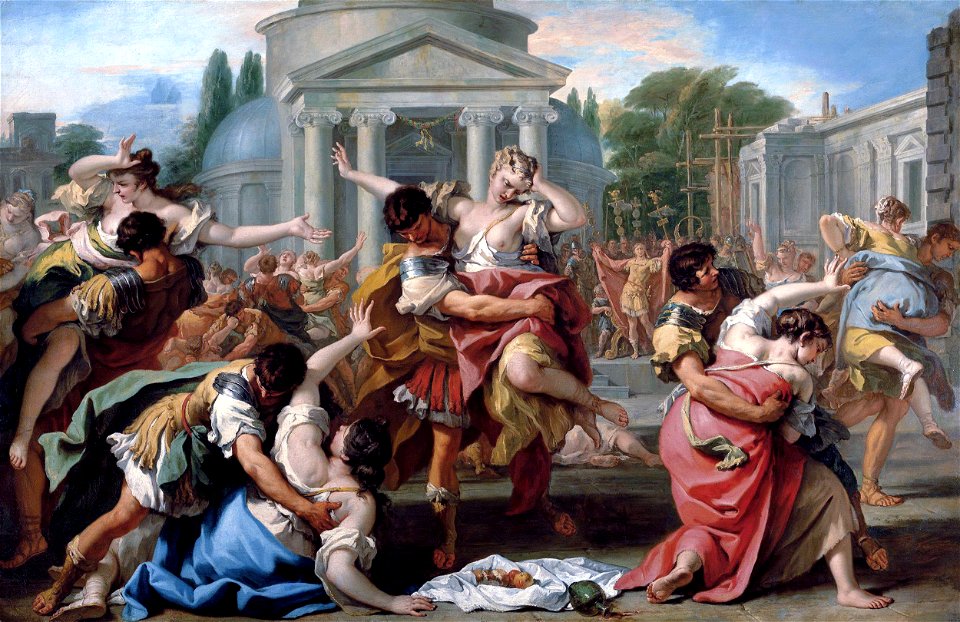 Rape of the Sabine Women by Sebastiano RicciFXD
