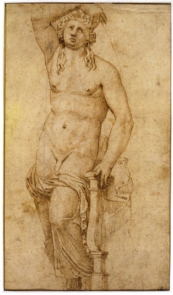 Raphael - formerly attributed to - Recto Apollo, WA1846.263