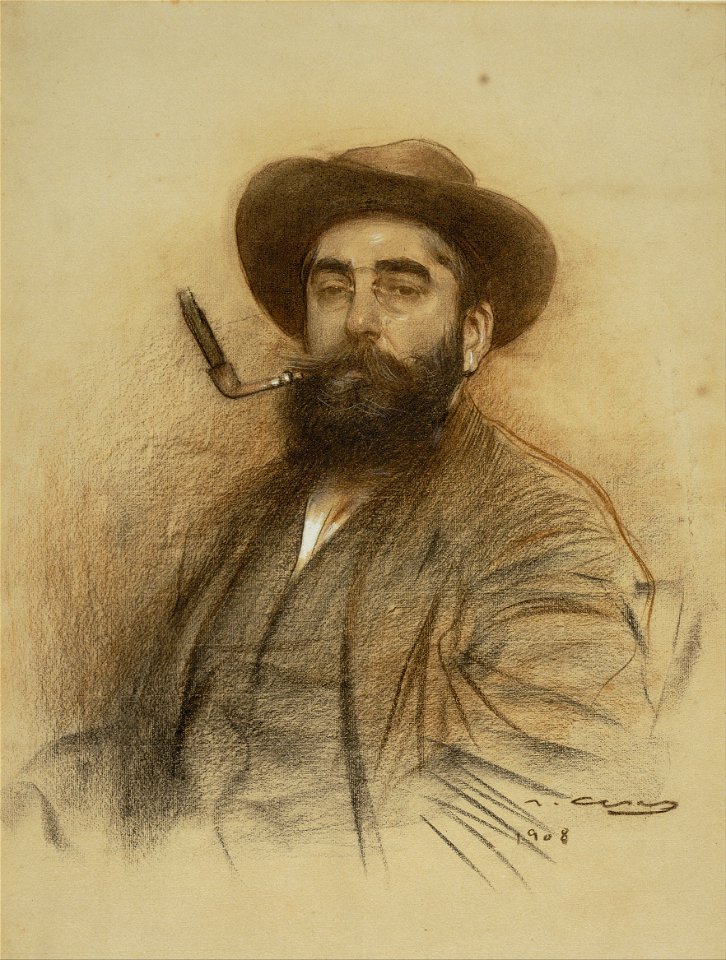 Ramon Casas - Self-portrait - Google Art Project (559678)