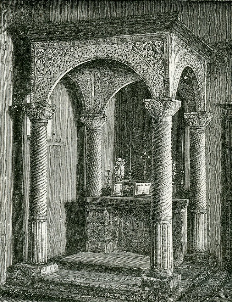 Ravenna Basilica di SantApollinare in Classe Baldacchino di S Eleucadio