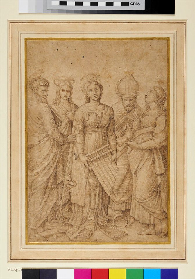 Raphael - after - St Cecilia (after Raphael), WA1863.814
