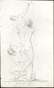 Ratto delle Sabine. Gruppio di Giovani Bologna, objectnr A 59363