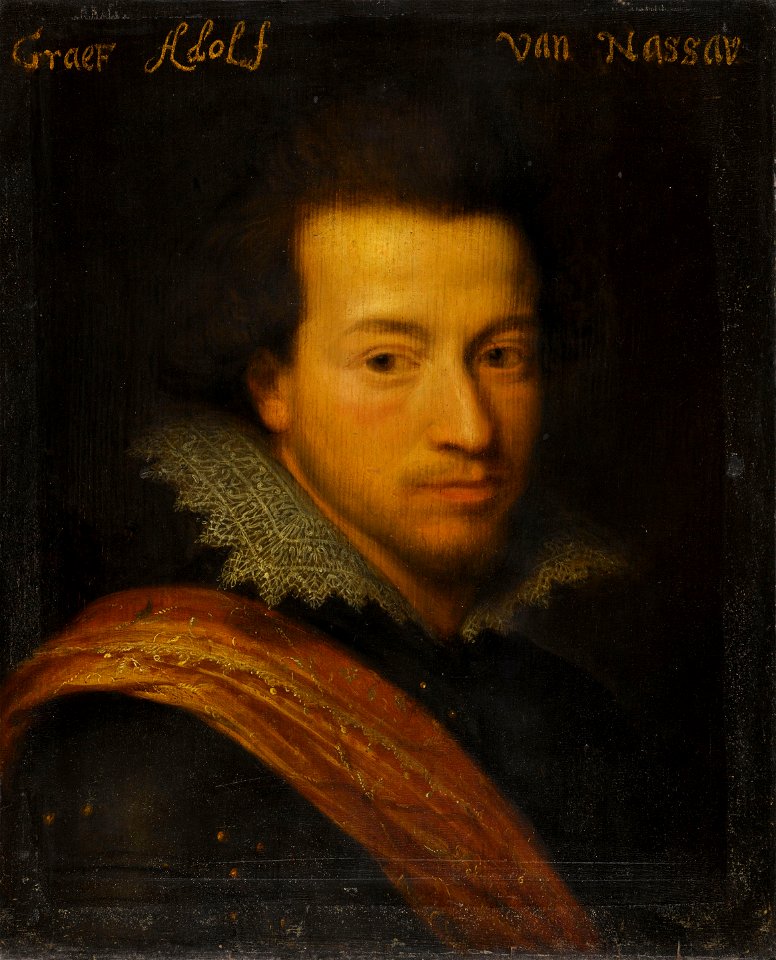 Portret van Adolf (1586-1608), graaf van Nassau-Siegen Rijksmuseum SK-A-535
