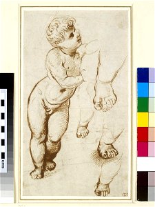Raphael - Recto The Infant Christ and other Studies, WA1855.91