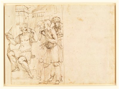 Raphael - Verso The Judgement of Zaleucus c.1511, RCIN 903720