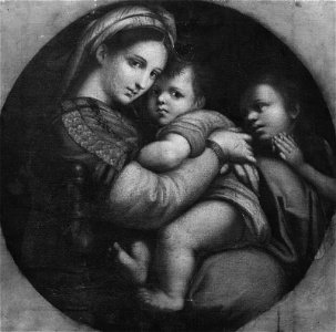 Raphael (Raffaello Sanzio or Santi) - Virgin and Child with Young Saint John the Baptist - 76.422 - Museum of Fine Arts