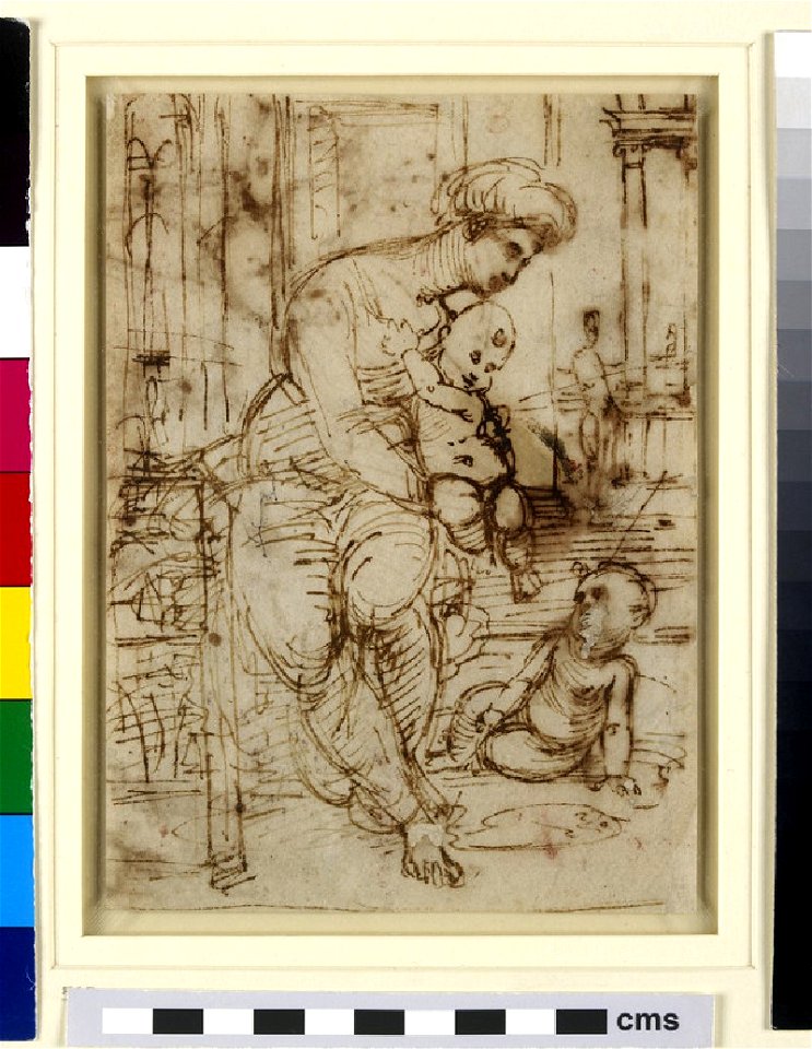 Raphael - Recto The Virgin and Child and St John, WA1846.162
