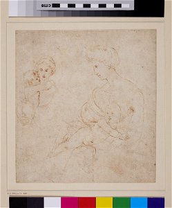 Raphael - after - Two Studies of the Virgin and Child, WA1846.266