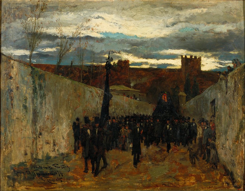 Ramon Tusquets - Burial of Fortuny - Google Art Project