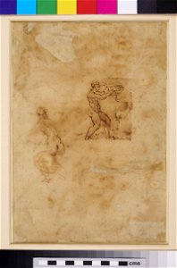 Raphael - follower of - Verso Two slight Figure Studies, WA1846.222