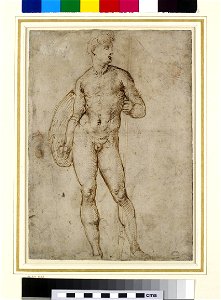 Raphael - Recto A Youthful Warrior, WA1846.163