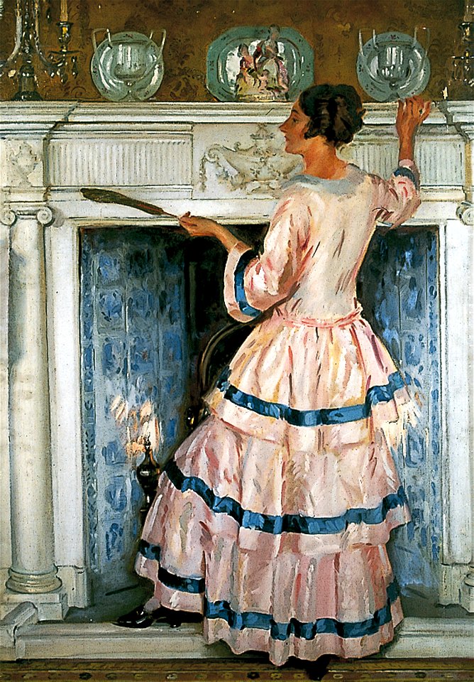 Ranken, William Bruce Ellis; Mrs Kelsey in Pink