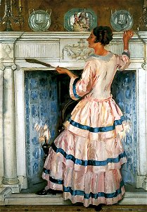Ranken, William Bruce Ellis; Mrs Kelsey in Pink