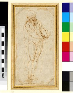 Raphael - Recto A Man writing in a Book, WA1846.167
