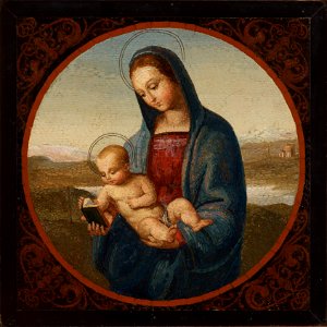 After Raphael - Madonna Conestabile (Mosaic)
