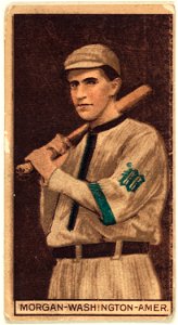 Ray Morgan, Washington Nationals, baseball card portrait LCCN2008678404