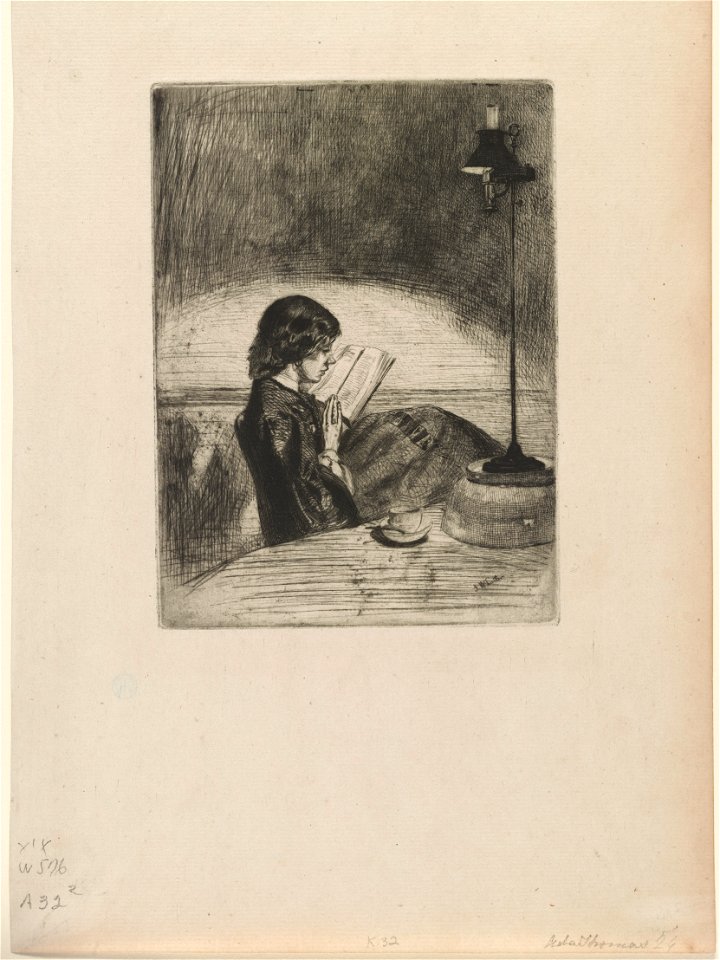 Reading by lamplight LCCN2011661468