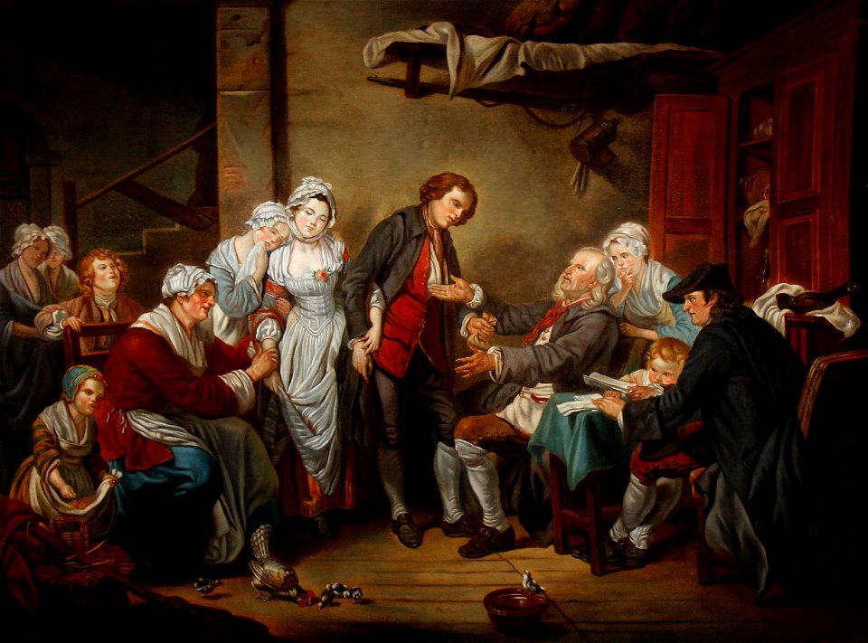 Reading the will French 19c