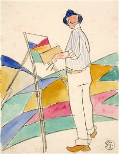Raymond McIntyre - The Painter at his Easel - Sarjeant Gallery
