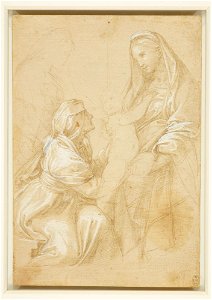Raphael - The Virgin and Child with St Elizabeth () and another female saint c.1512, RCIN 912742