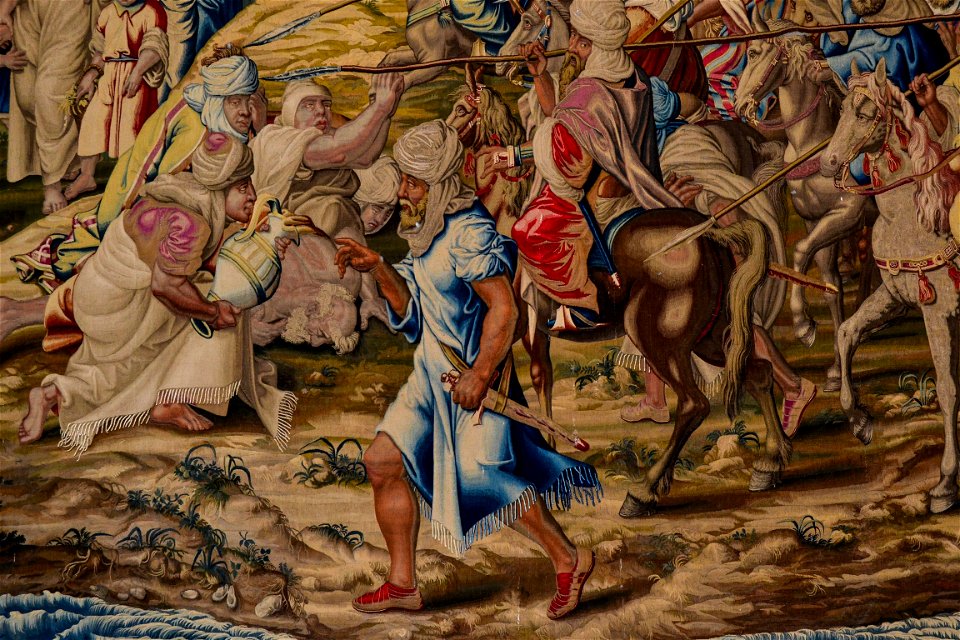 Real Alcázar. Sala de los Tapices. Paño IX. Toma de Túnez (detalle)