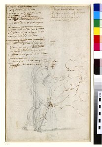 Raphael - Verso Figure Studies and a draft sonnet, WA1846.186. Free illustration for personal and commercial use.
