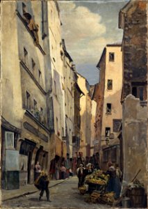 Raphaël Boutillier - La rue de Venise en 1893 - P398 - Musée Carnavalet