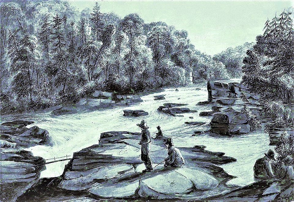 Rapids on the St. Ann s River, Quebec