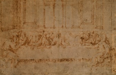 Raphael - The Last Supper c.1514, RCIN 912745
