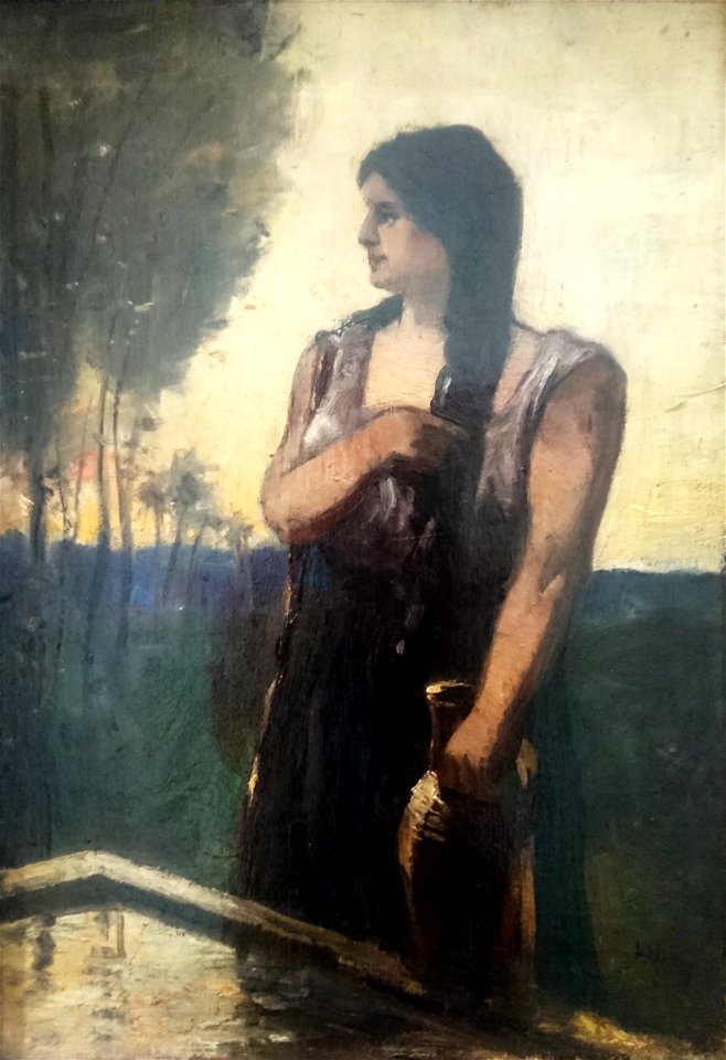 Rebecca au puits - Lesser Ury - Musée juif de Berlin