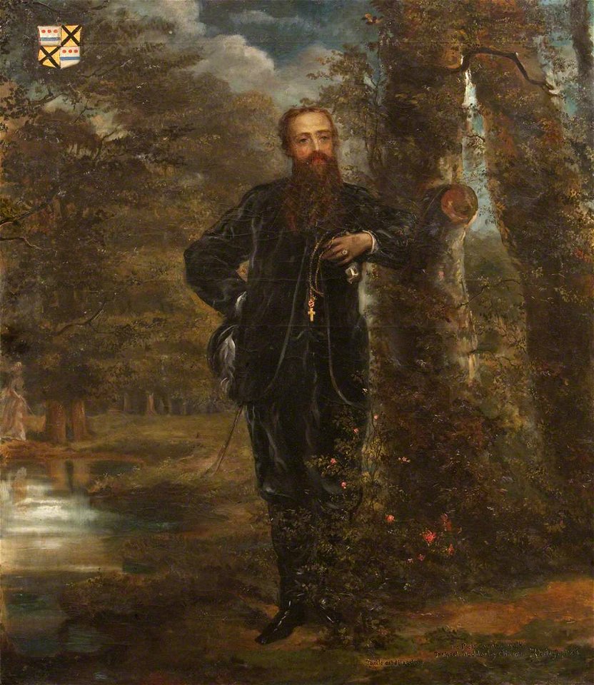 Rebecca Dulcibella Orpen (1830-1923) - The Poet's Evening Walk to the Pool, Edward Heneage Dering (1826–1892) - 343197 - National Trust