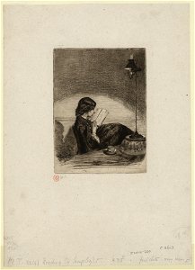 Reading by lamplight LCCN2003687775