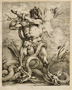 Raphael Lamar West - Hercules and the Hydra