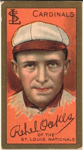 Rebel Oakes, St. Louis Cardinals, baseball card portrait LCCN2008677422