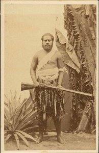 Ratu Epeli Nailatikau, first son of Cakobau, photograph by Francis H. Dufty