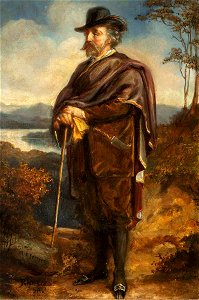 Rebecca Dulcibella Orpen (1830-1923) - Marmion Edward Ferrers (1813–1884), Out Walking (in the Highlands^) - 343146 - National Trust