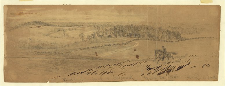 Rebel line in front of Sedgwick-Mine Run 1863 LCCN2004660077