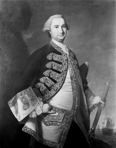 Rear-Admiral Richard Tyrrell, 1716-7-66 RMG BHC3064BW