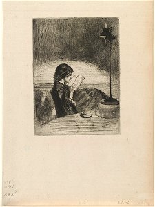 Reading by lamplight LCCN2011661468
